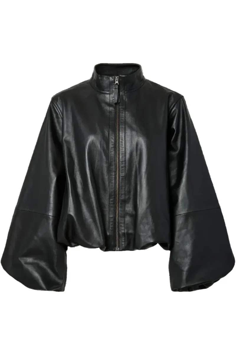 YAS - Yasisabel Leather Jacket - 5105116 Black