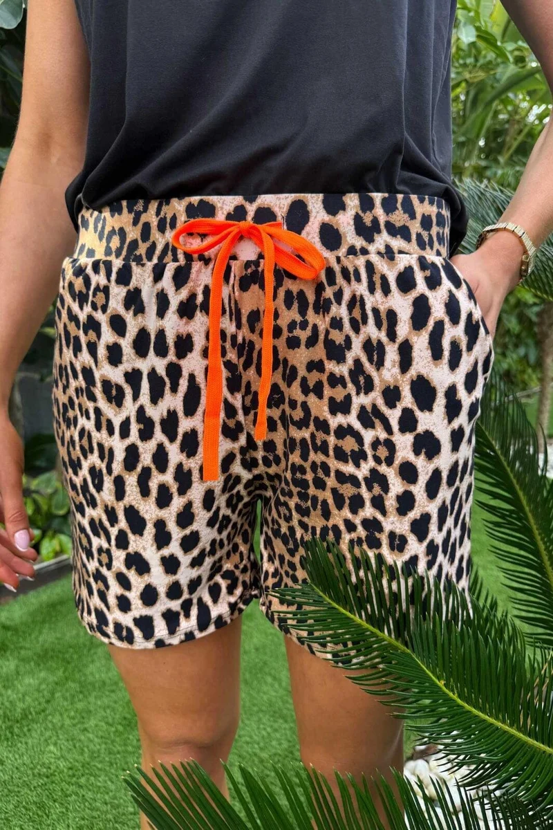 Liberte - Alma-Shorts 9517 - Lux Leo X Neon Orange