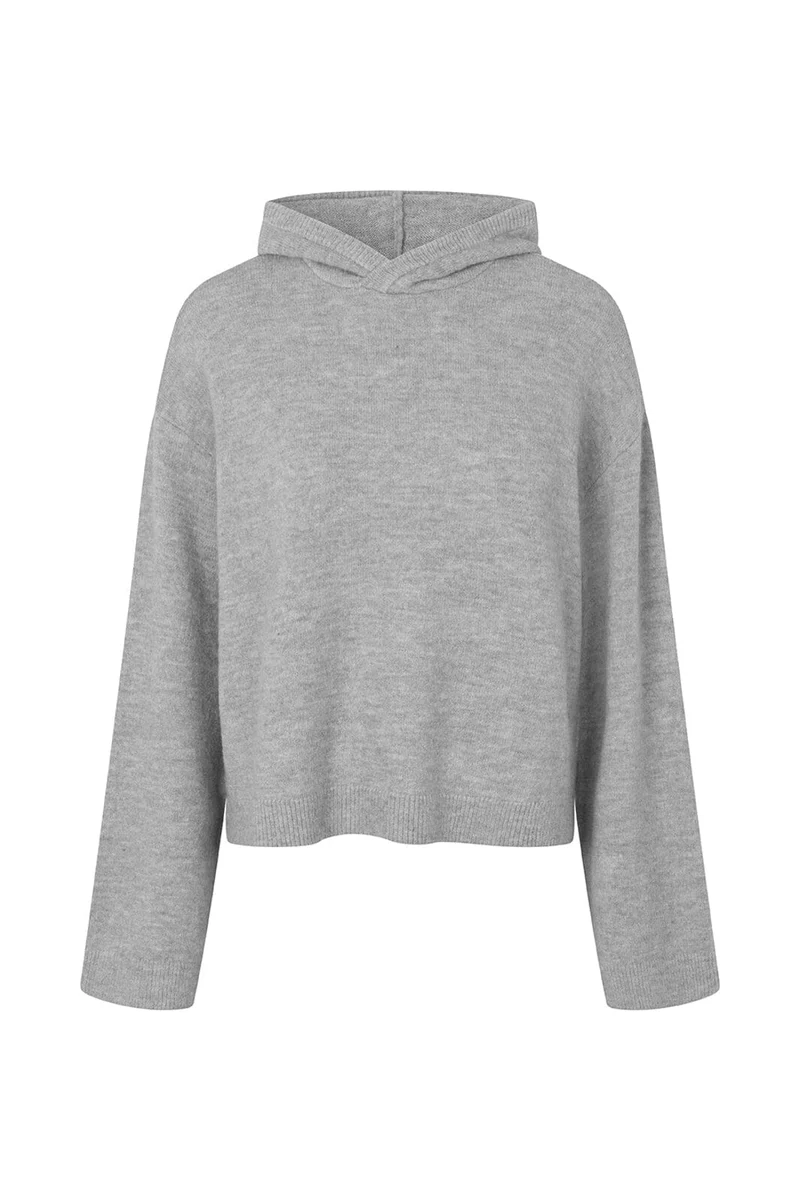 ModströM - Treemd Hoodie 59395 - 7087 - Grey Melange