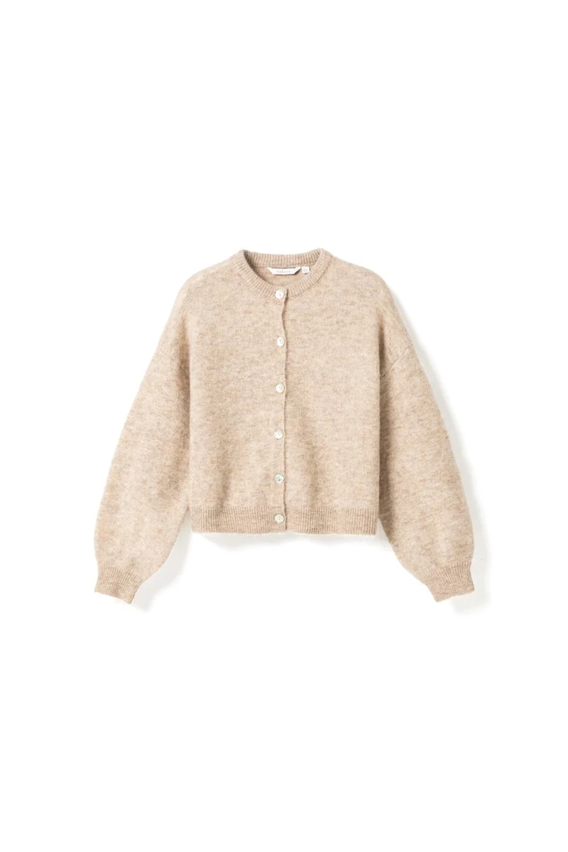 Noella - N-Mansa Knit Cardigan 16650002 - 1236 - Oatmeal Melange