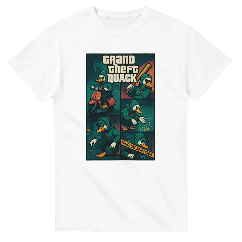 T-shirt - Grand Theft Quack