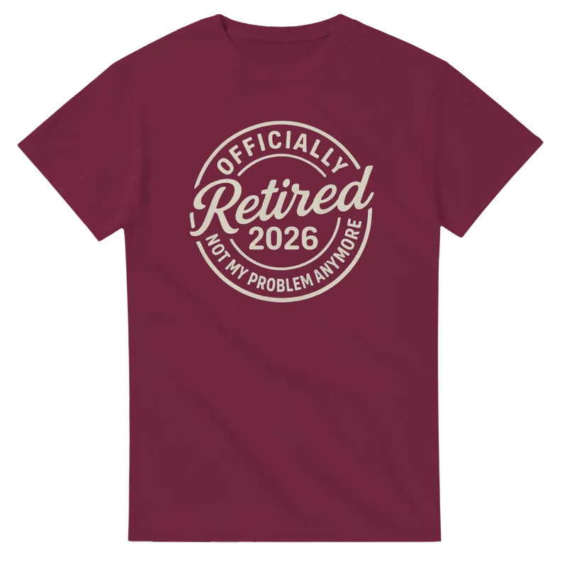 T-Shirt - Officially retired