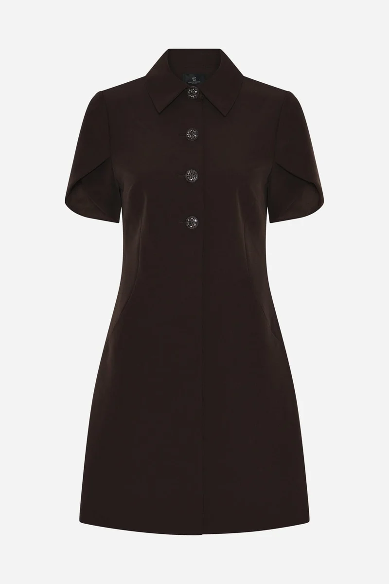 Bruuns Bazaar - Rubysusbbzendia Dress Bbw5204 - Dark Brown