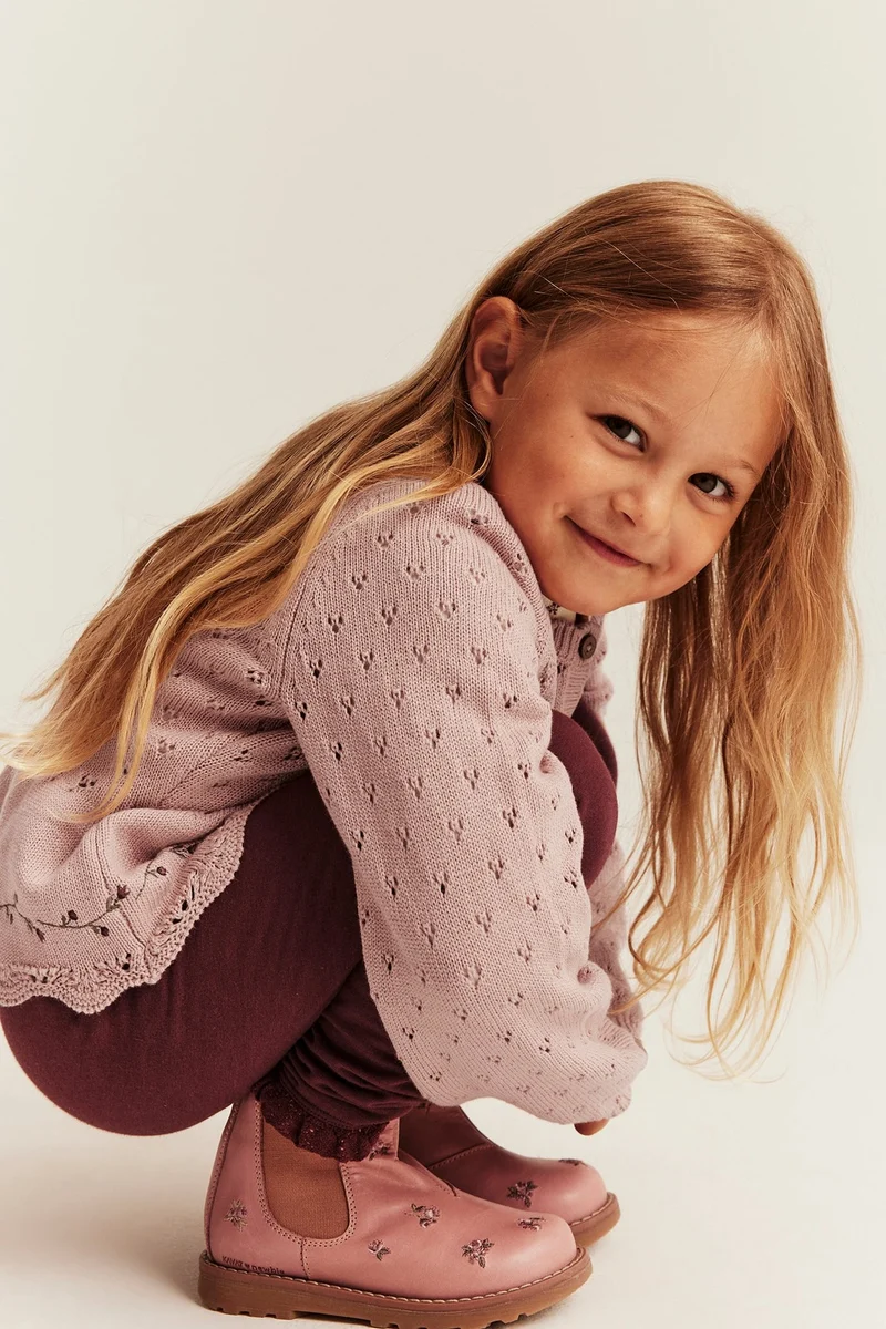 Baby & Kids embroidered knitted cardigan