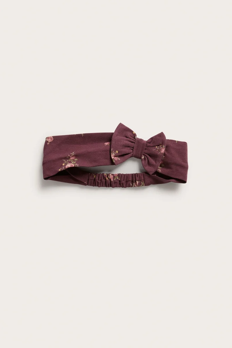 Kids burgundy headband