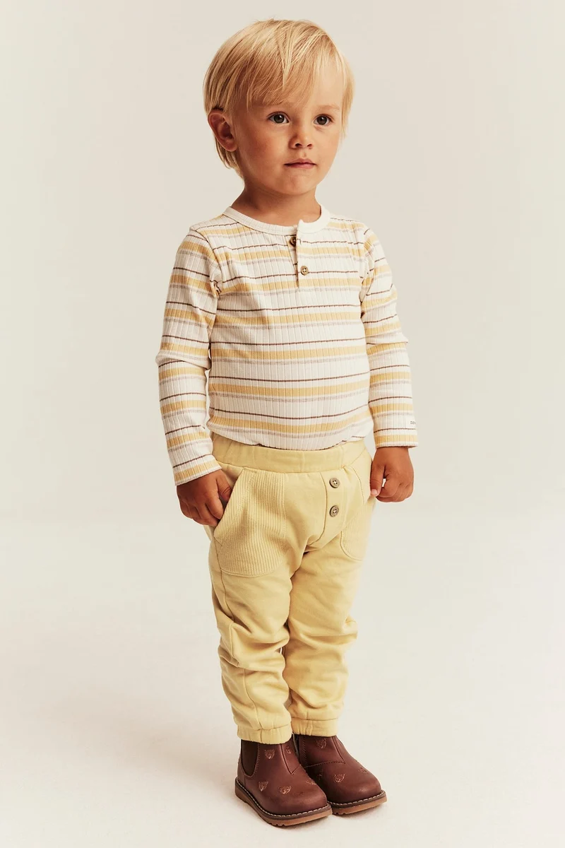 Baby yellow joggers