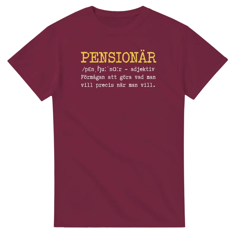 T-shirt - Pensionär