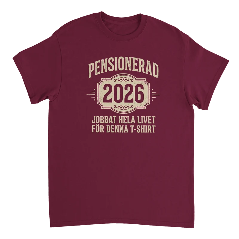 T-shirt - Pensionerad 2026