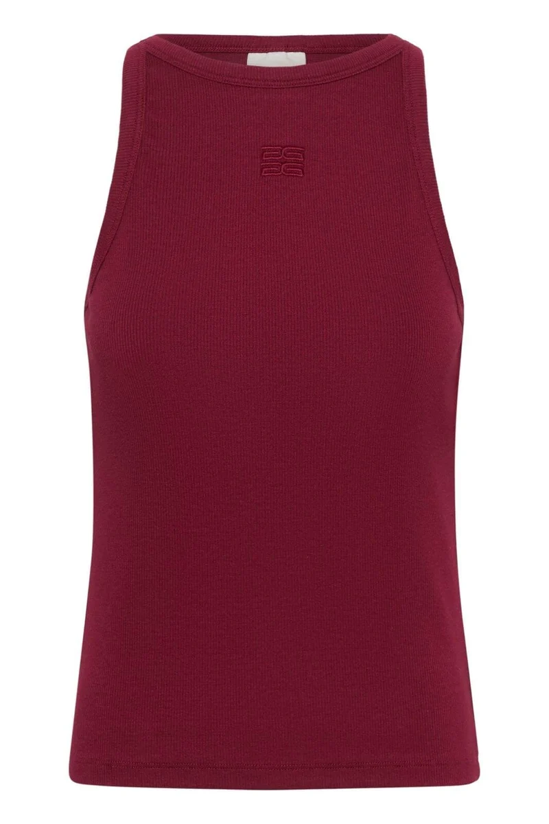 Gestuz - Gzdrew Logo Tank 2.0 10910066 - 191724 - Cabernet
