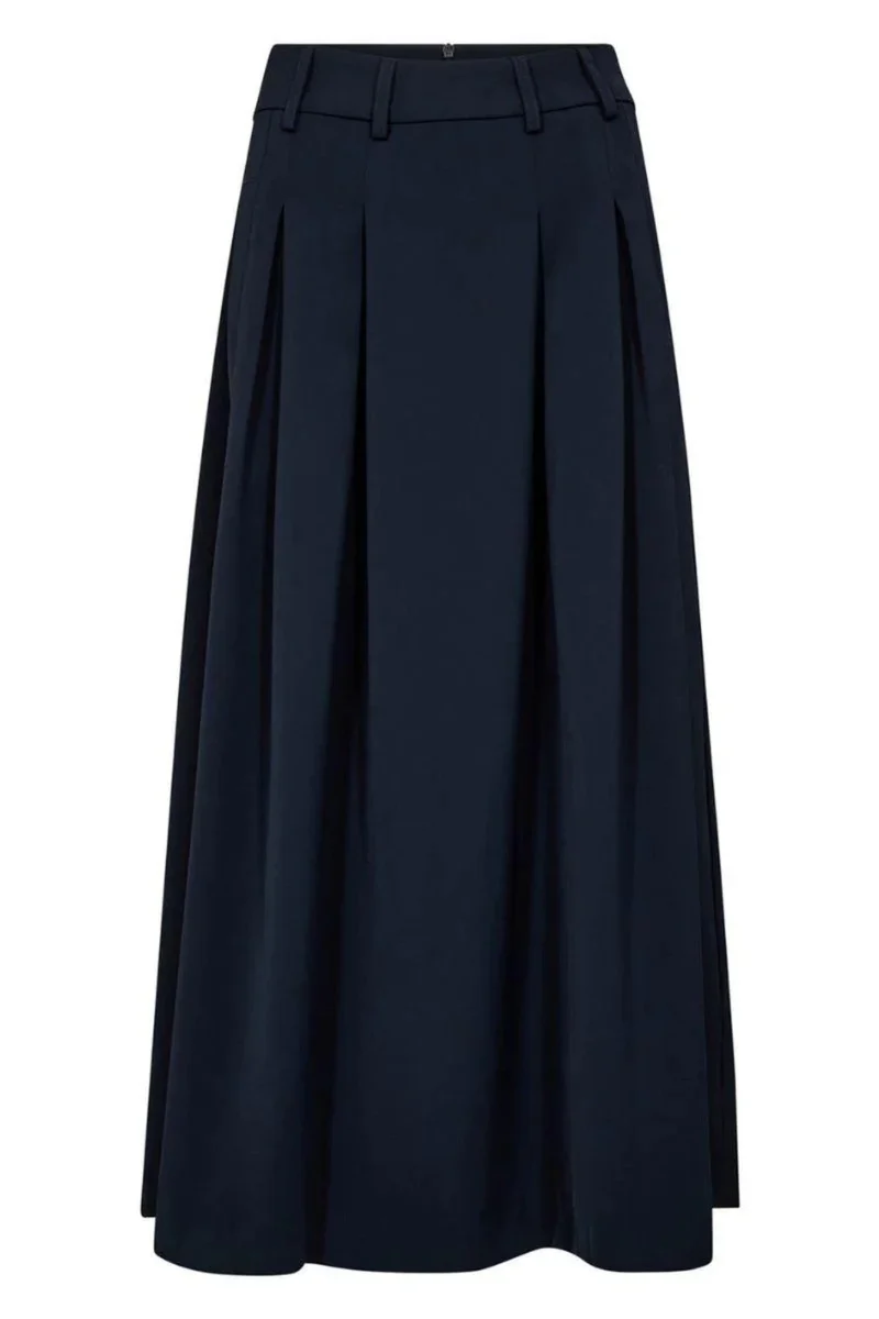 Co´Couture - Anyacc Pleat Skirt 34178 - 120 - Navy