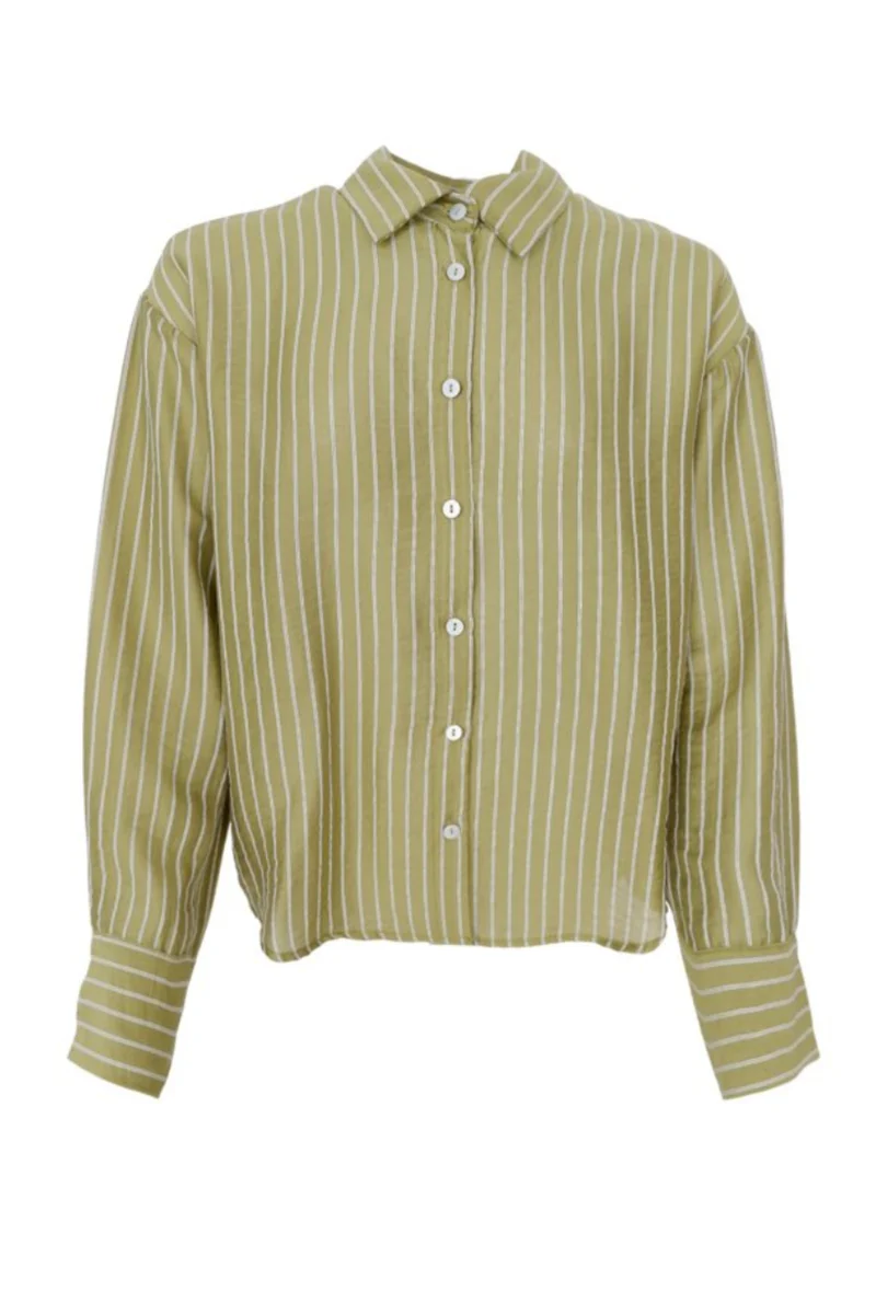 Black Colour - Bcmalone Shirt 41232 - Dk. Lime