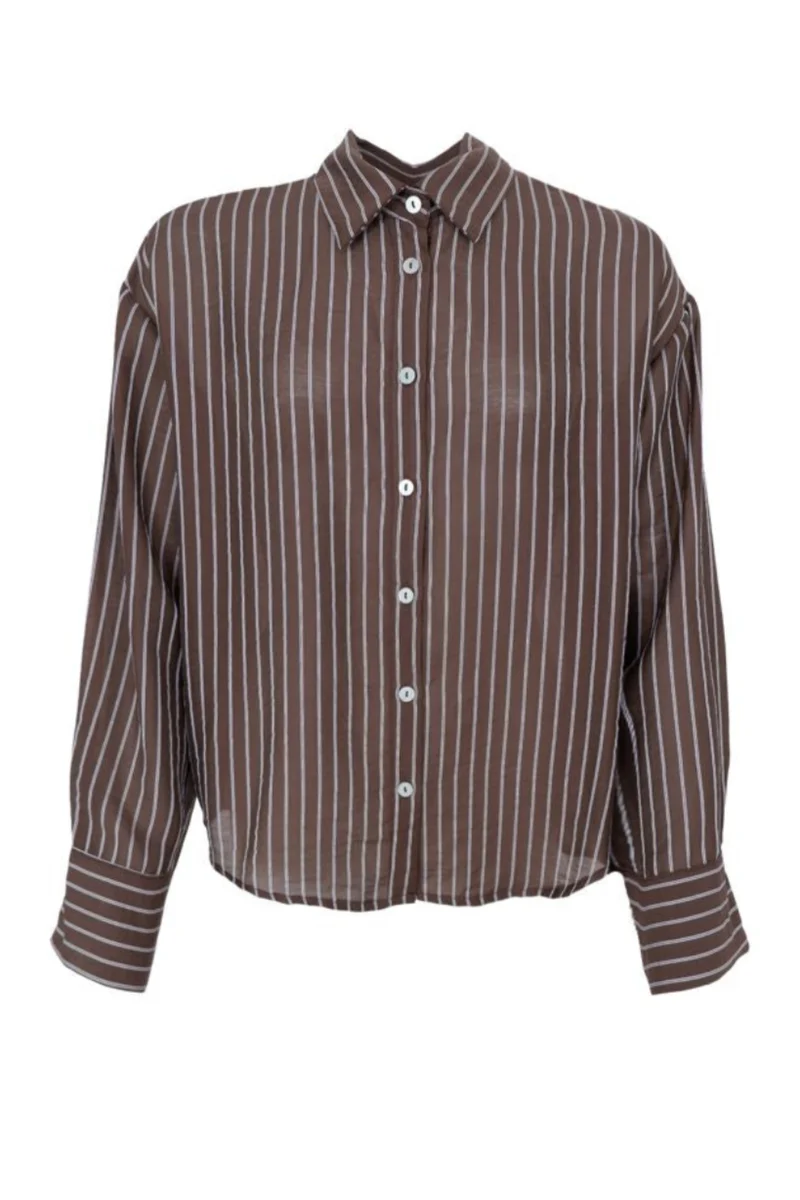 Black Colour - Bcmalone Shirt 41232 - Coffee