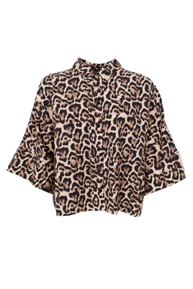Black Colour - Bczoe Loose Shirt 41203 - Leo
