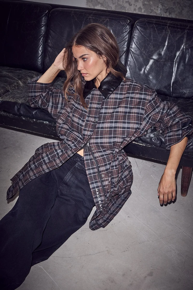 Haute L'Amitié - Hunters Check Jacket HL10772 - Mocca Check