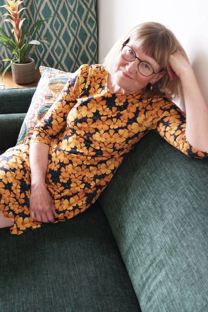 Klänning Bardot - Springkly Yellow