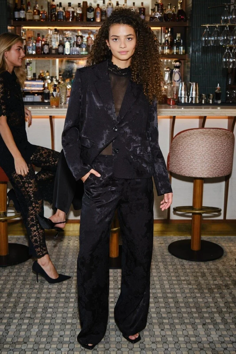 Neo Noir - Emmett Jacquard Pants - Black