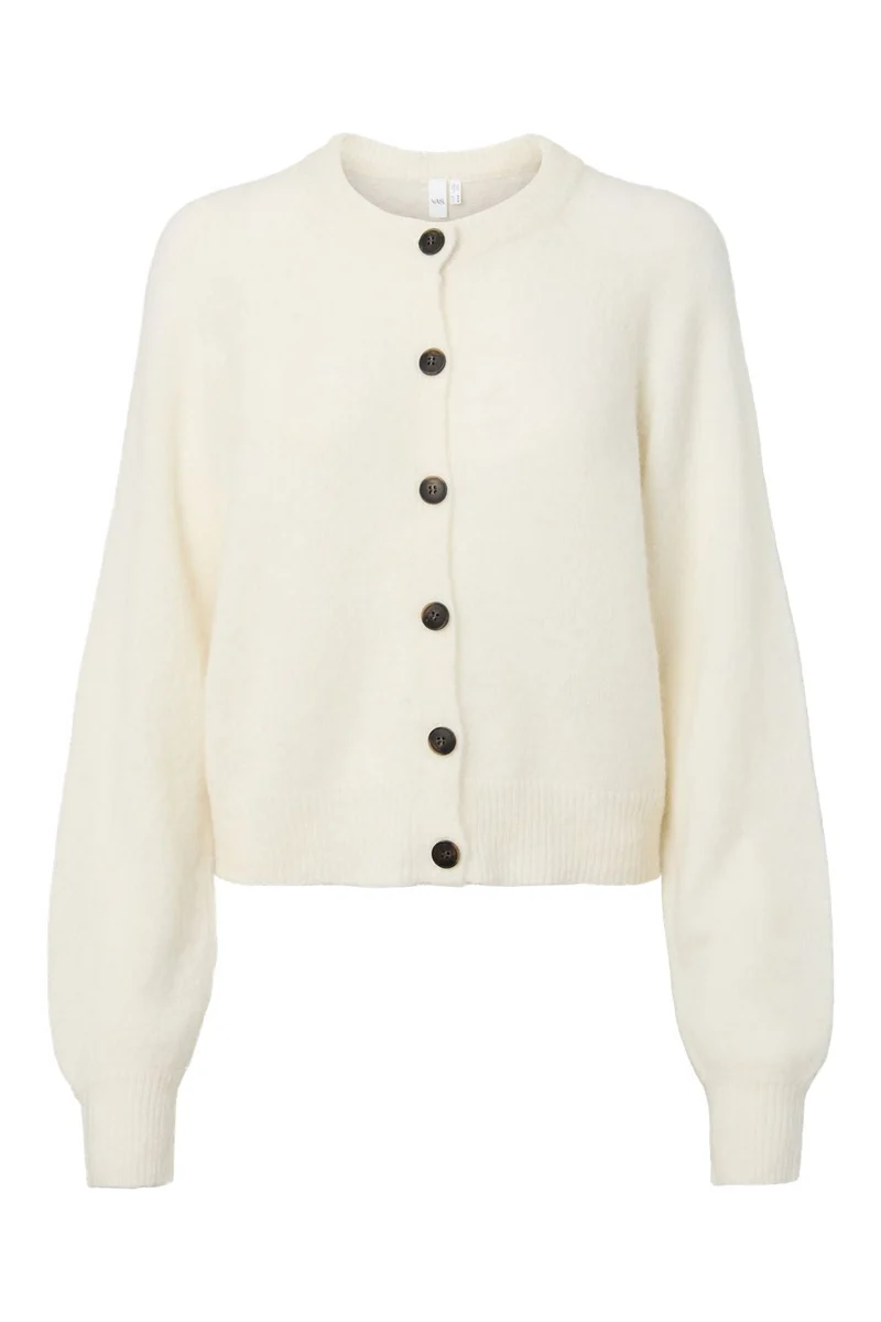 YAS - Yasjohi Ls Wool Blend Cardigan - 4972528 Pristine
