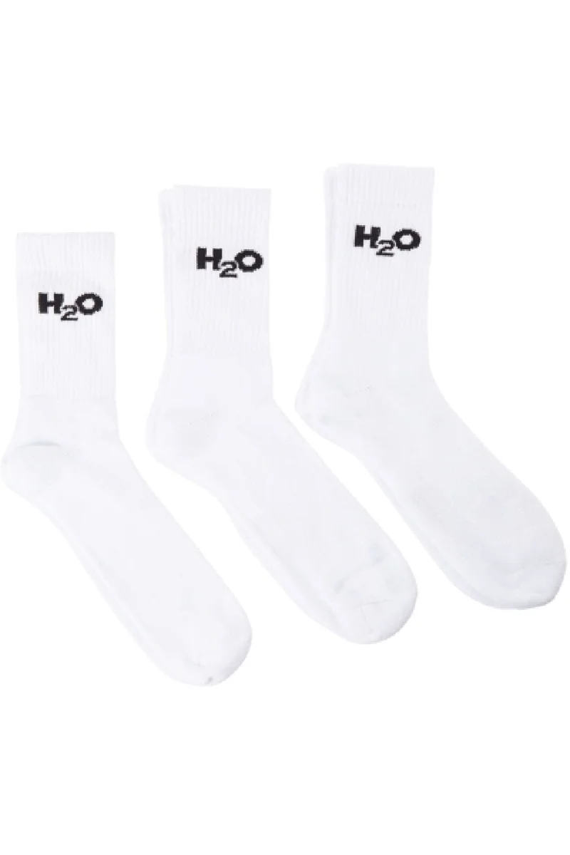 H2O - 3-Pack Sock - 1000 White