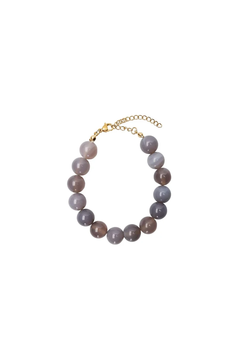 Black Colour - Bcezra Bracelet 4401 - Grey