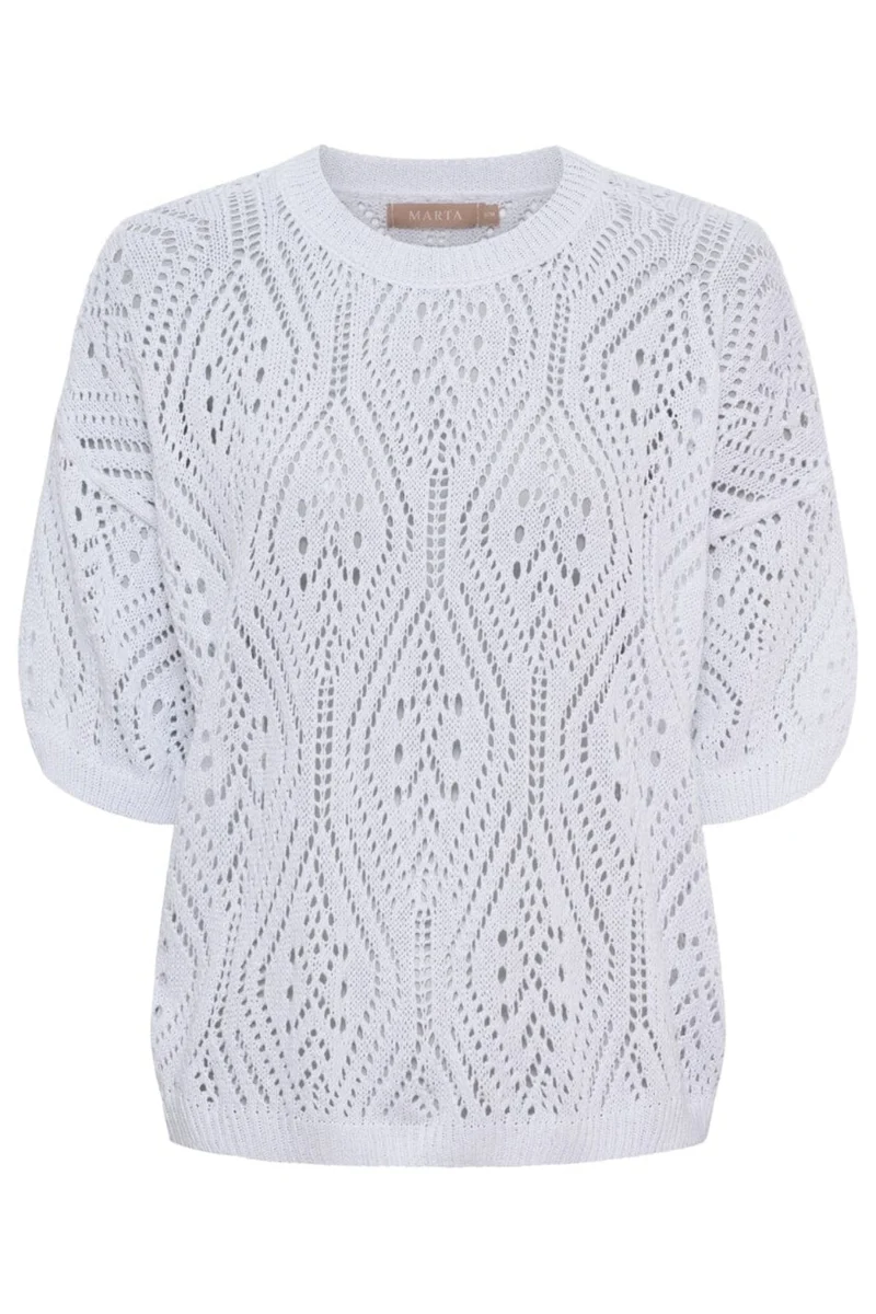 Marta Du Chateau - Mdcvina Knit 6592 - White