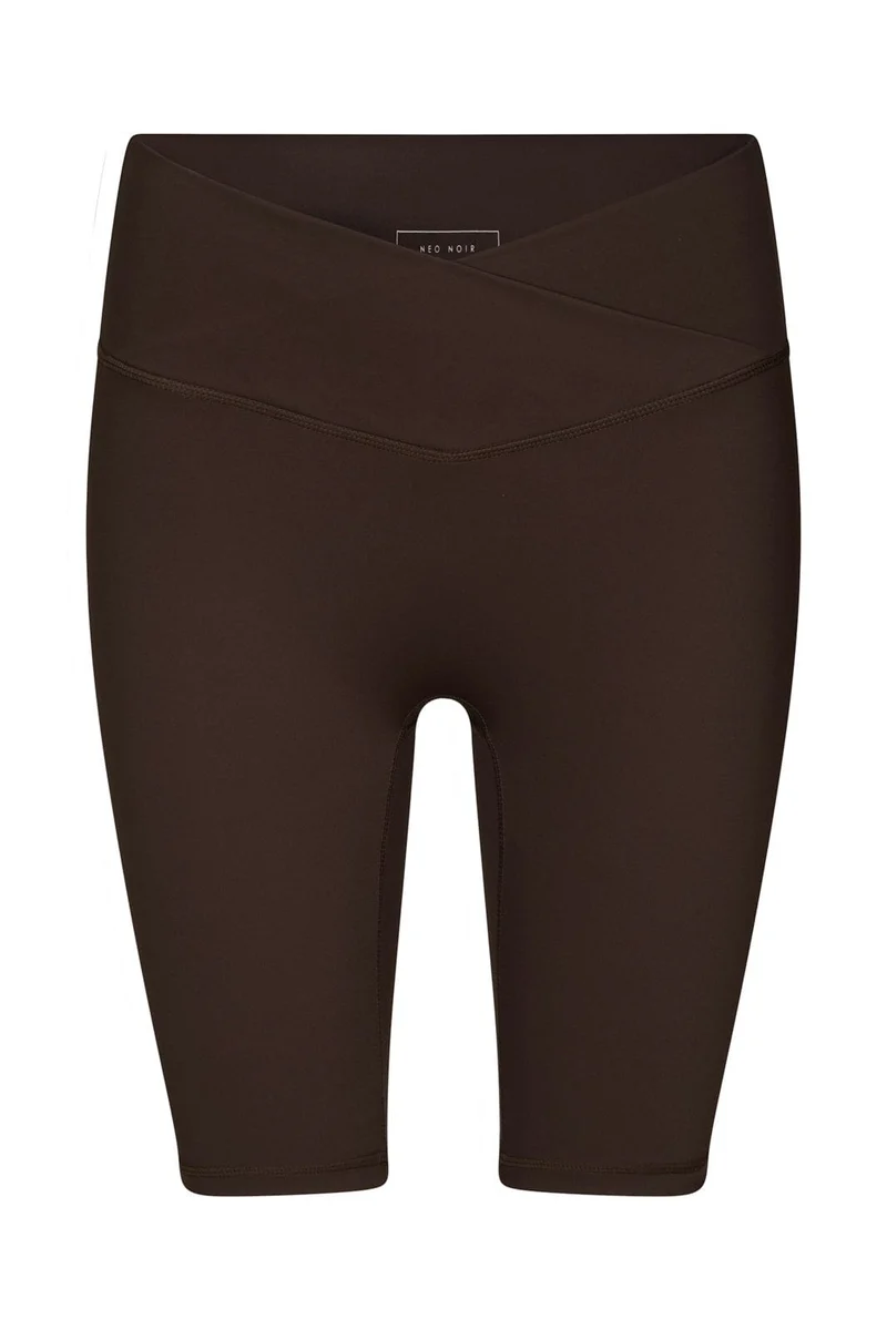 Neo Noir - Lea Wrap Shorts 168353 - 584 - Chocolate Brown