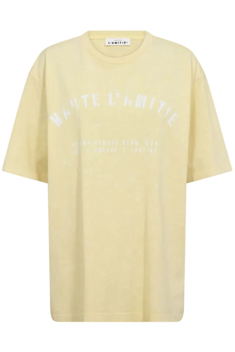Haute L'Amitié - Noma Acid Curve Studio Tee HL10607 - Pale Acid Yellow