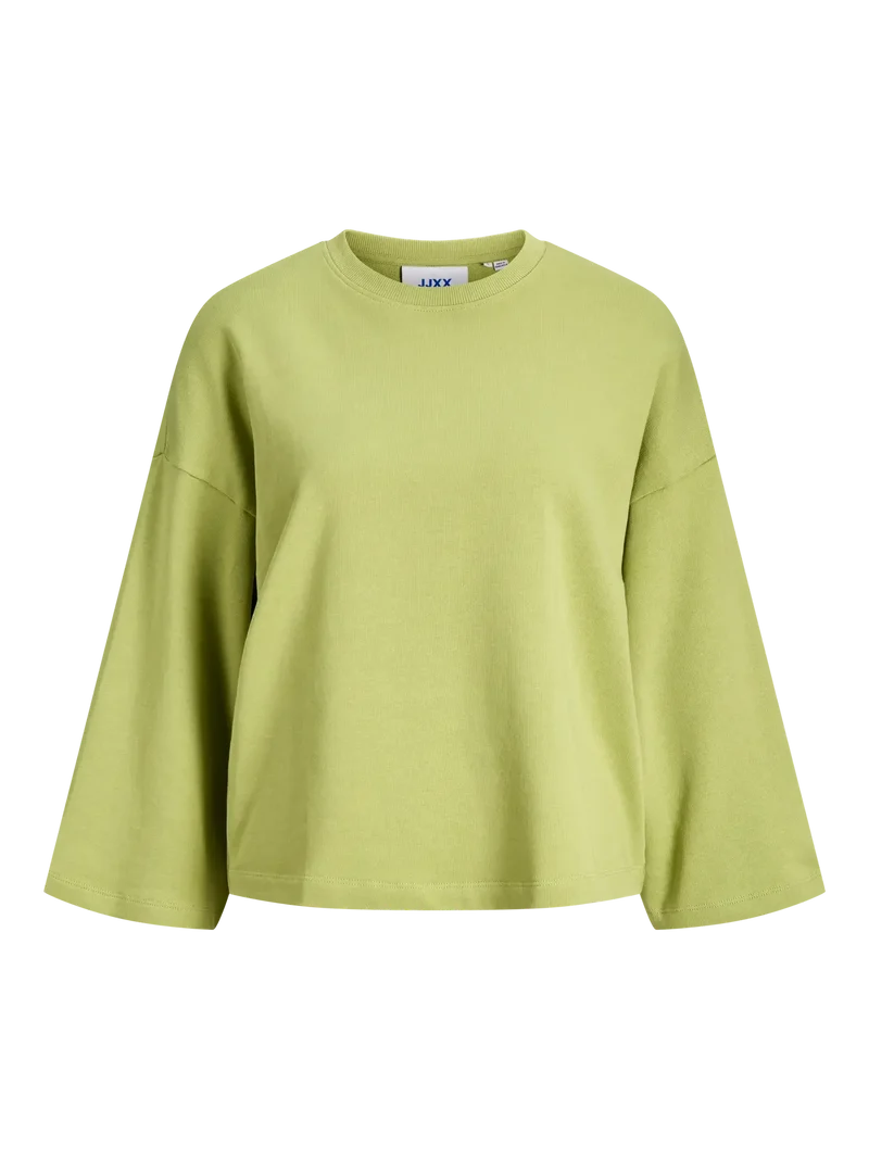 Jjxx - Jxbella Loose 3/4 Sleeves Sweat Swt - 5093452 Fern