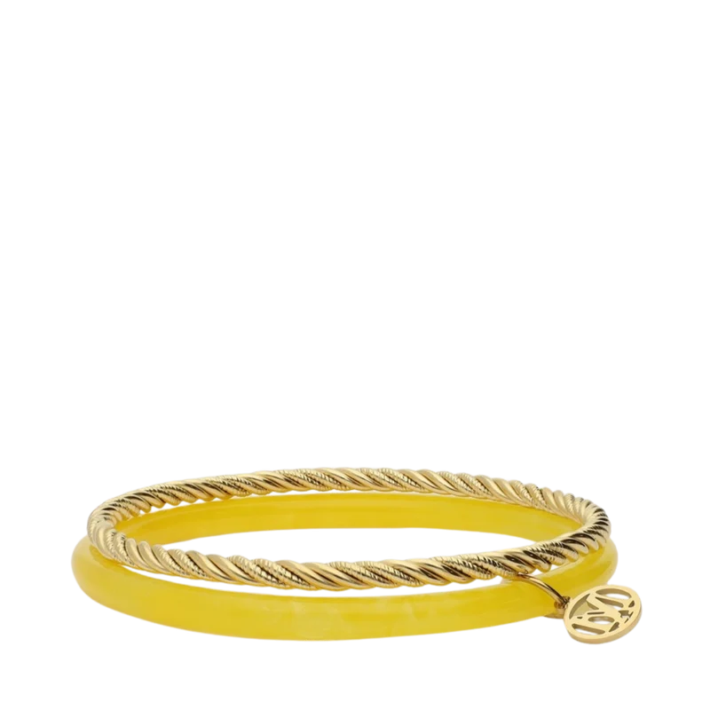 Bangle Set Thin Yellow - Gold