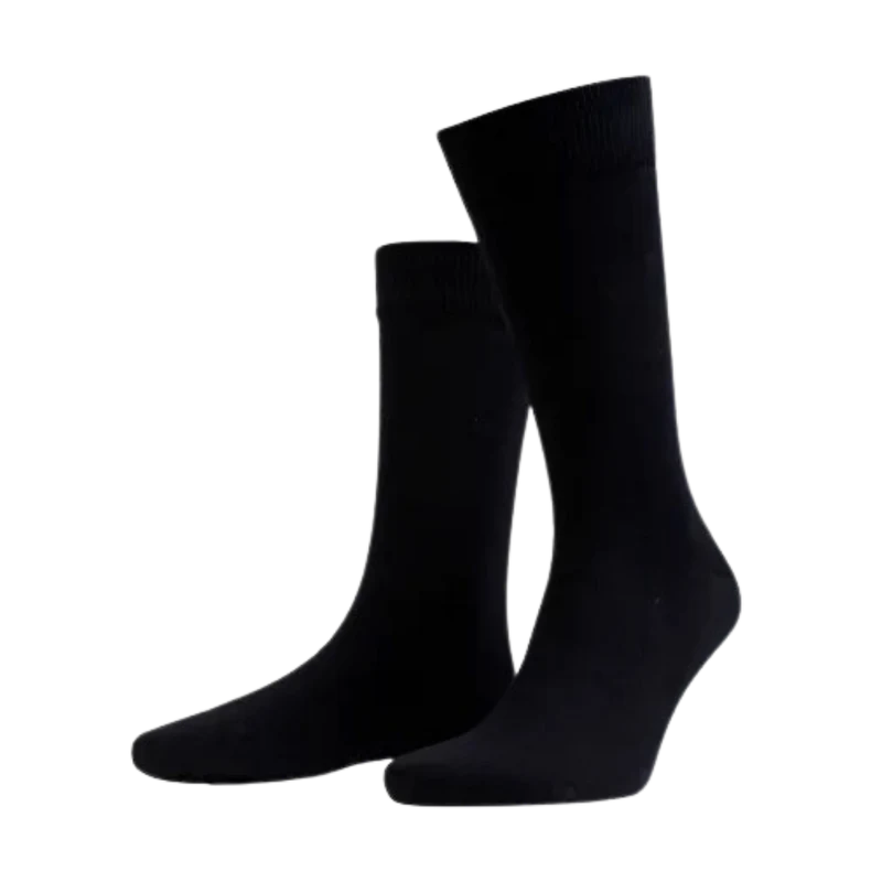 Bamboo Crew Sock - Black