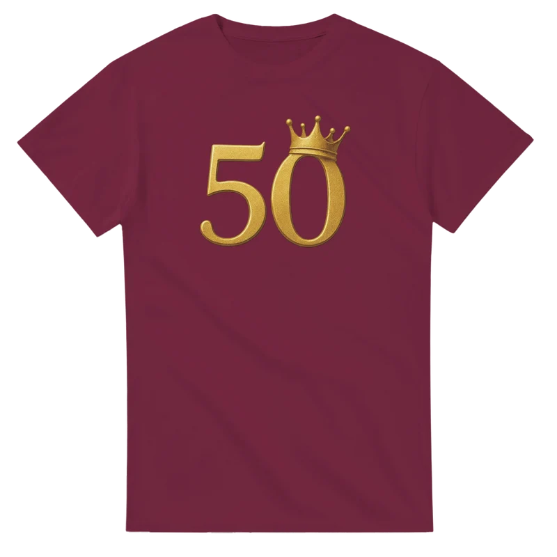 T-shirt - 50 år kungakrona