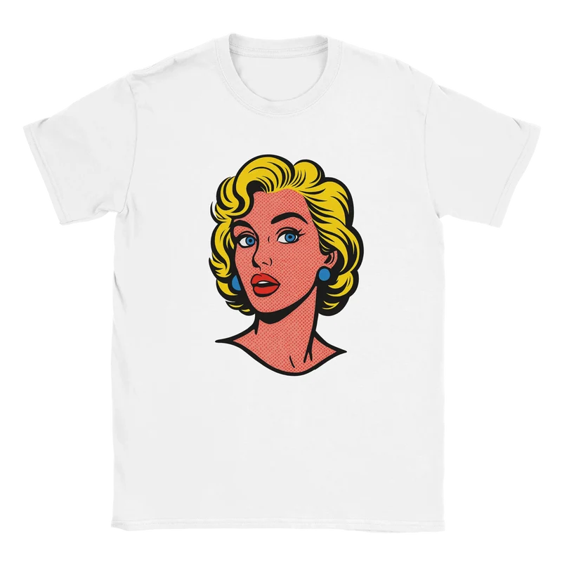 T-shirt - Retro Blond Pinup