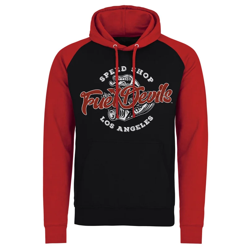 Fuel Devils Speed Shop Baseball Hoodie