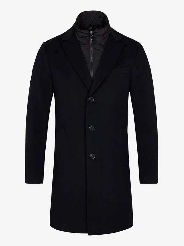 SAND Sultan Tech Cashmere Coat - Dark Navy