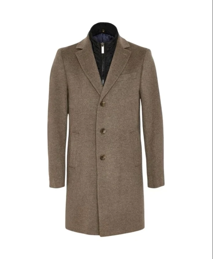SAND Sultan Tech Cashmere Coat - Brown
