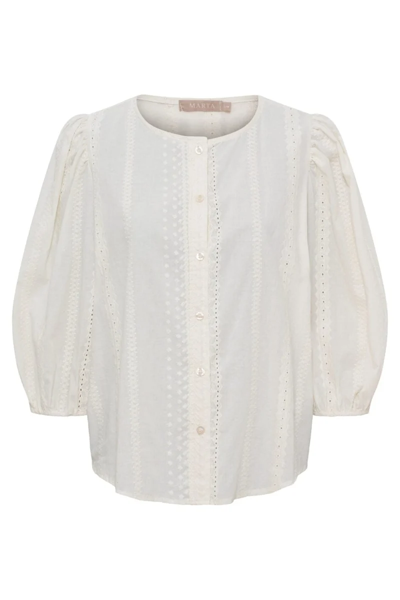 Marta Du Chateau - Mdcvalessia Blouse 58136m - Creme