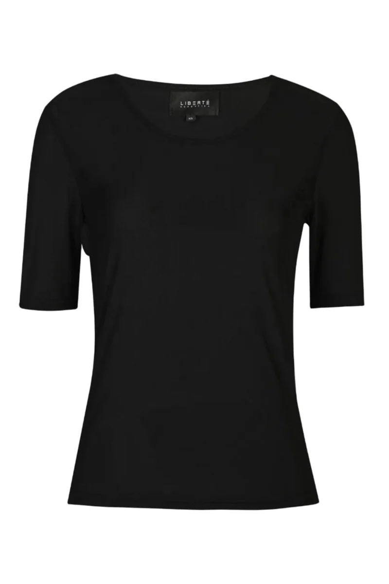 Liberte - Mesh Ss Tshirt 22064 - Black