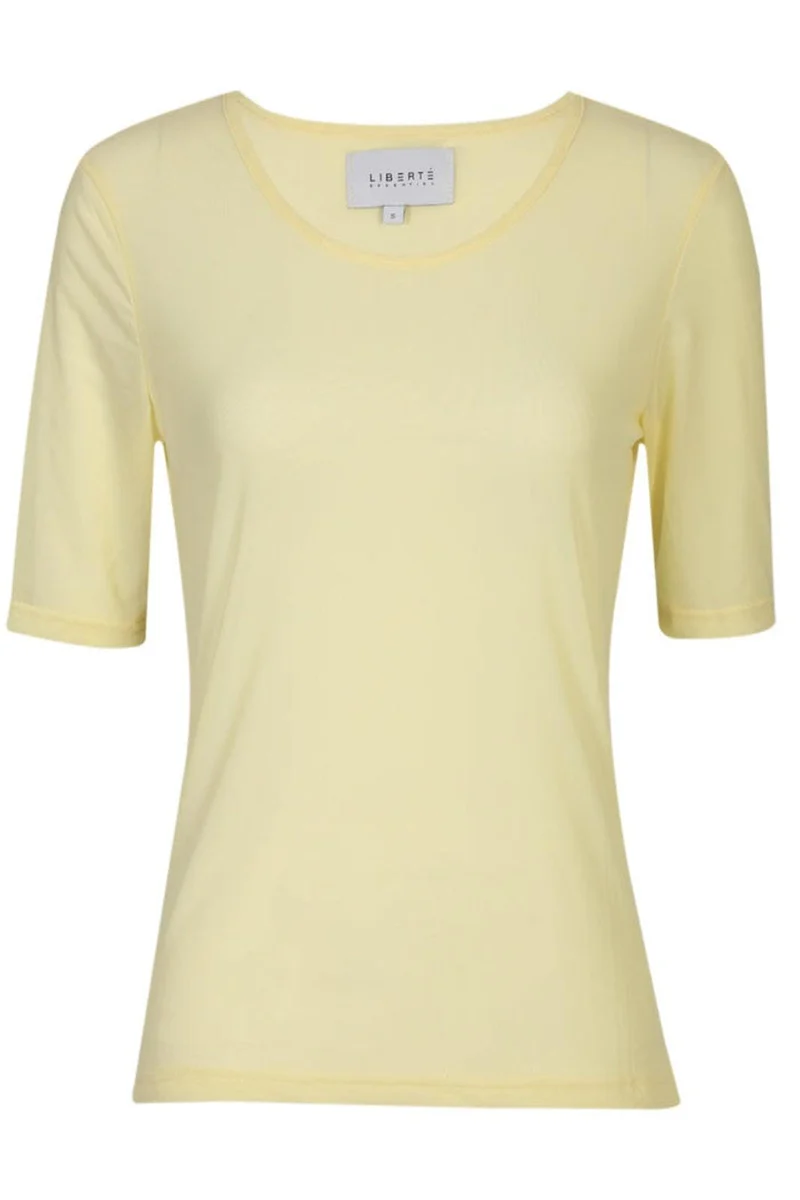 Liberte - Mesh Ss Tshirt 22064 - Yellow