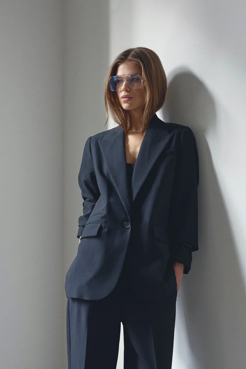Co´Couture - Volaccsingleoversizeblazer 30050 - 96 - Black