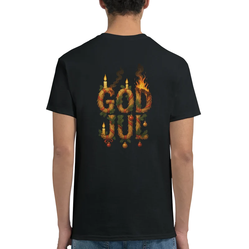 T-shirt - God Jul - Ryggtryck