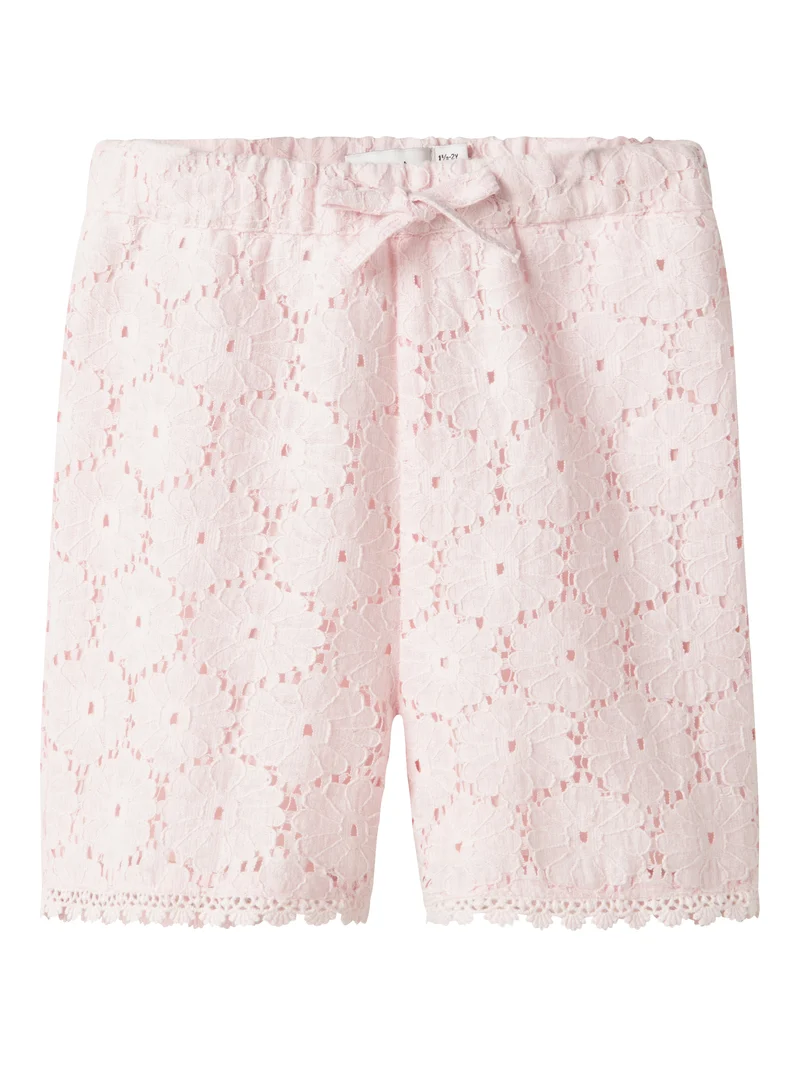 Rosa Spets Shorts