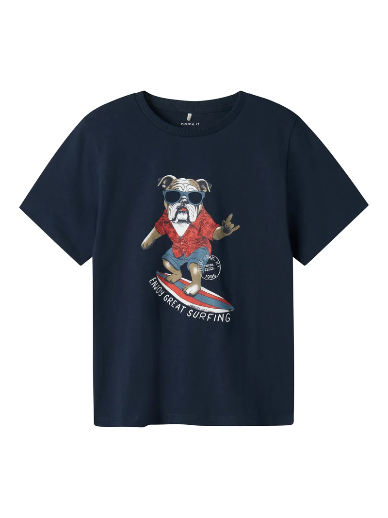 Surfande Hund T-shirt