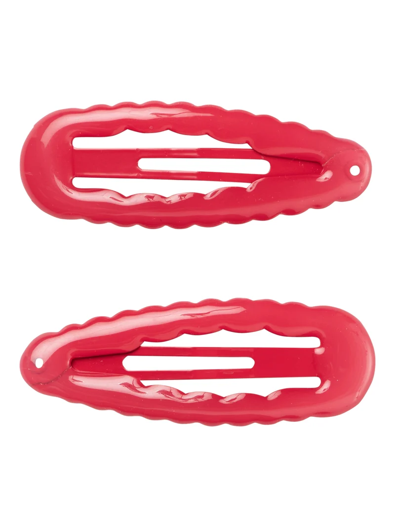 2-pack Röda Hårspännen