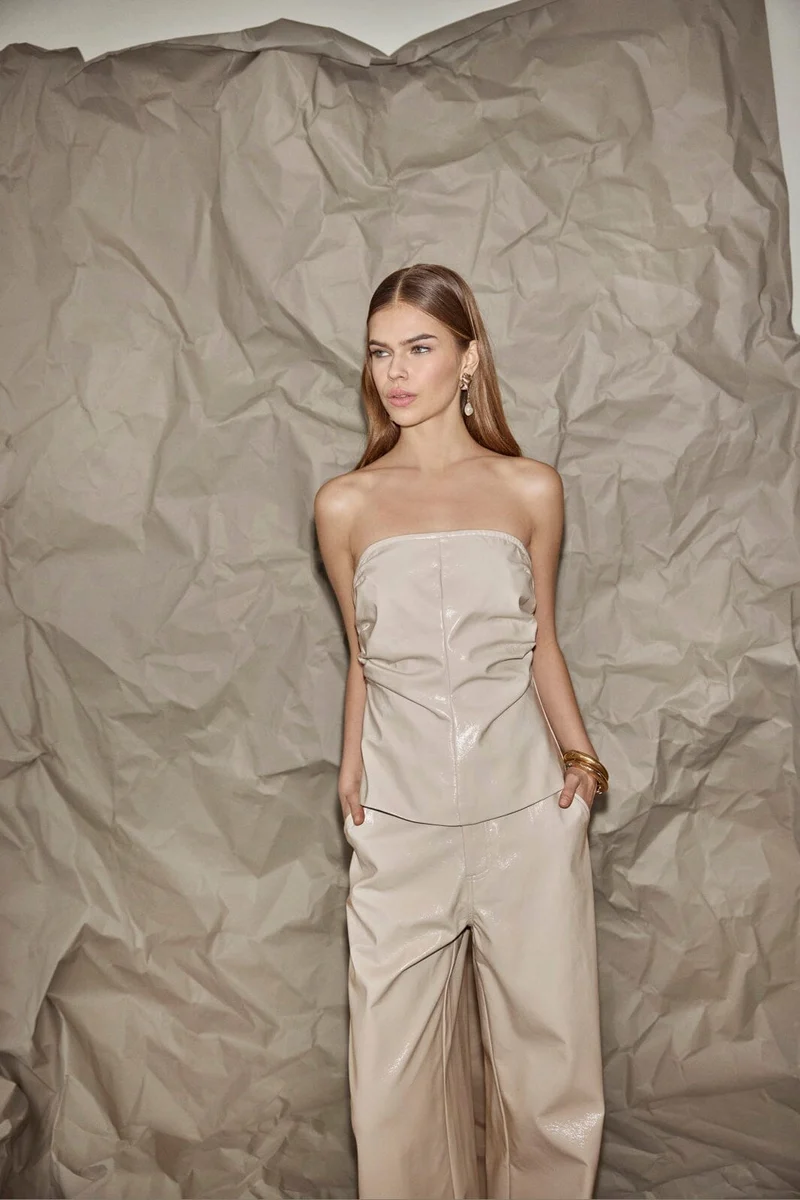 Co´Couture - Possy Corsage Top 45184 - 984 - Mink