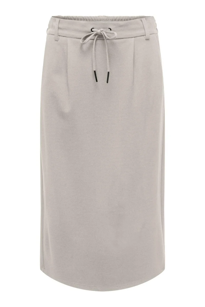 Only - Onlpoptrash Life Easy Midi Skirt - 4589759 Pumice Stone