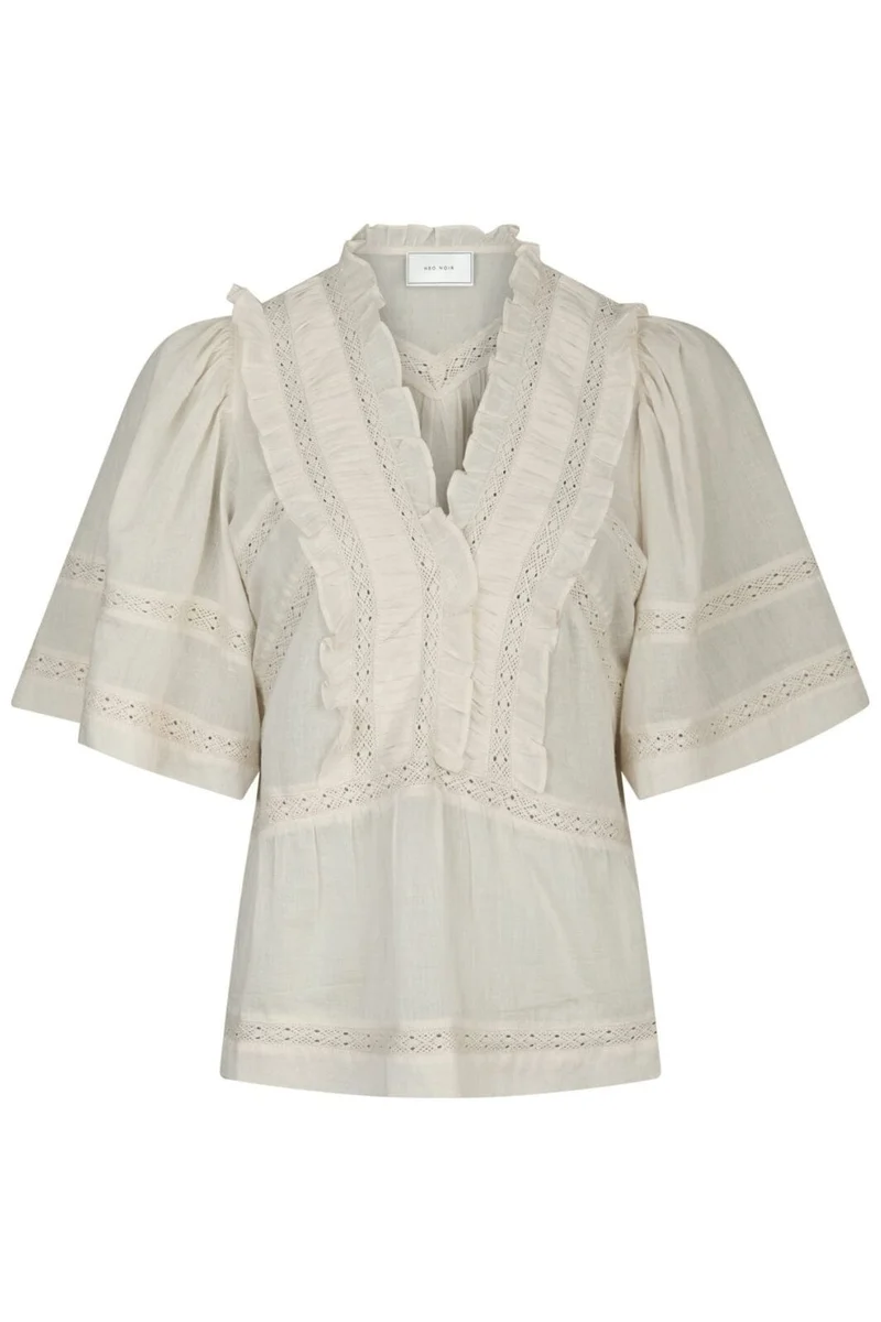 Neo Noir - Evienne S Voile Top 161856 - 124 - Ivory