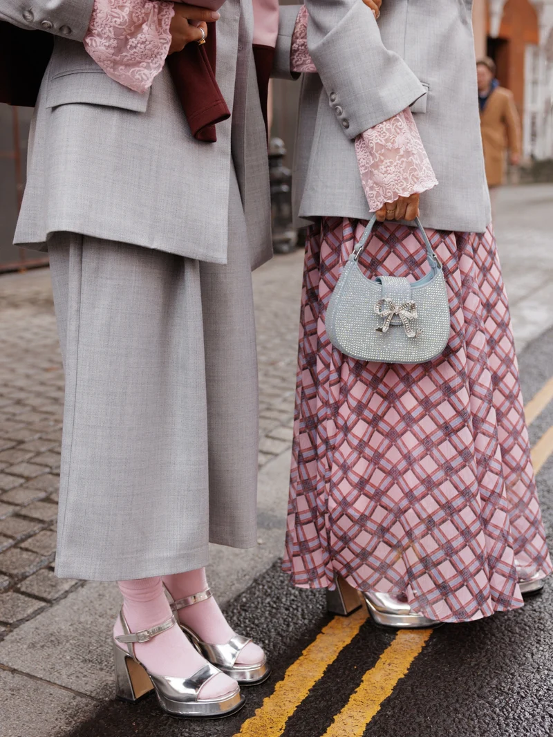 Cras x Olivia & Alice - Odelle Skirt C728 - Pink Check