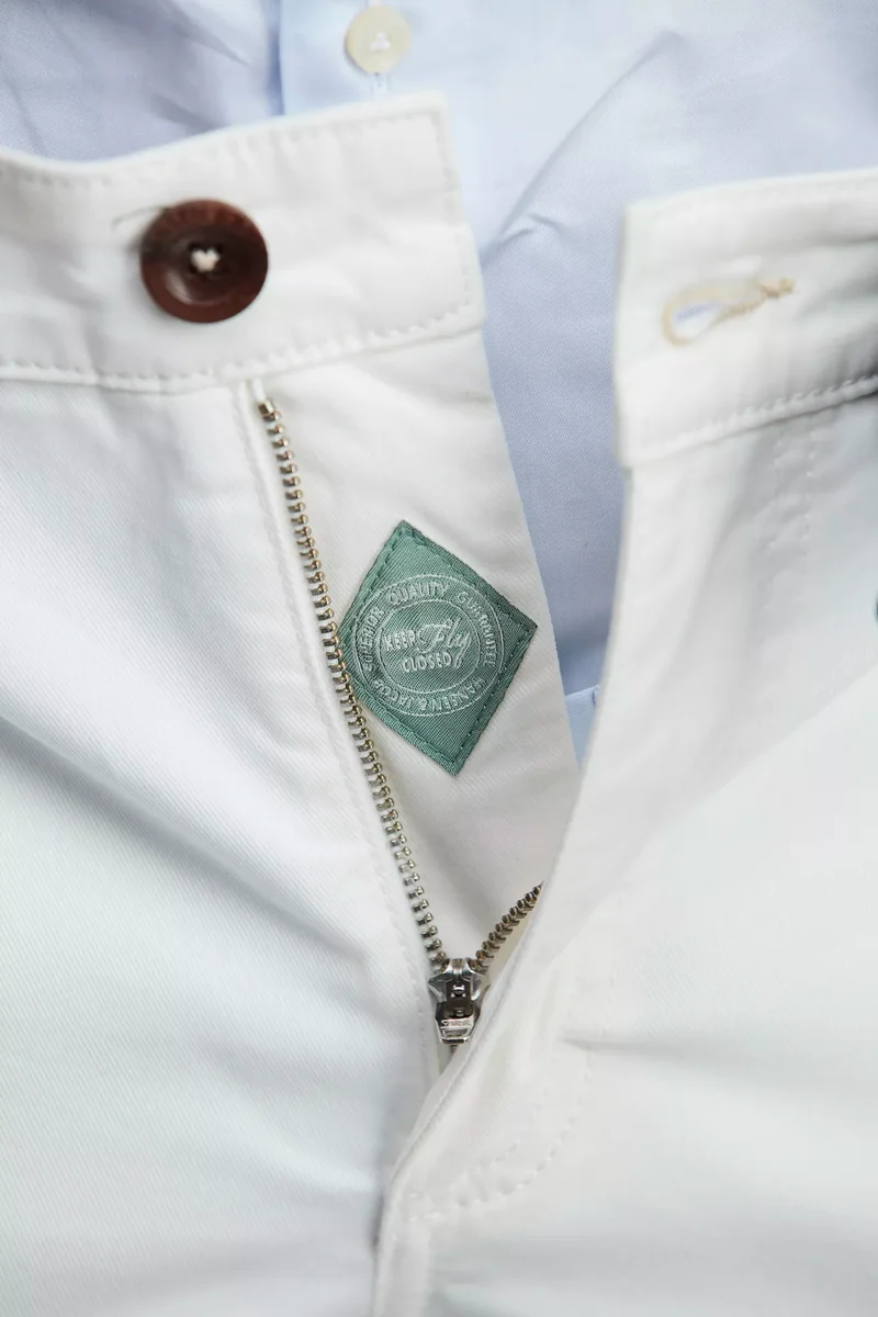 HANSEN & JACOB Classic Cotton Chino White - Off White