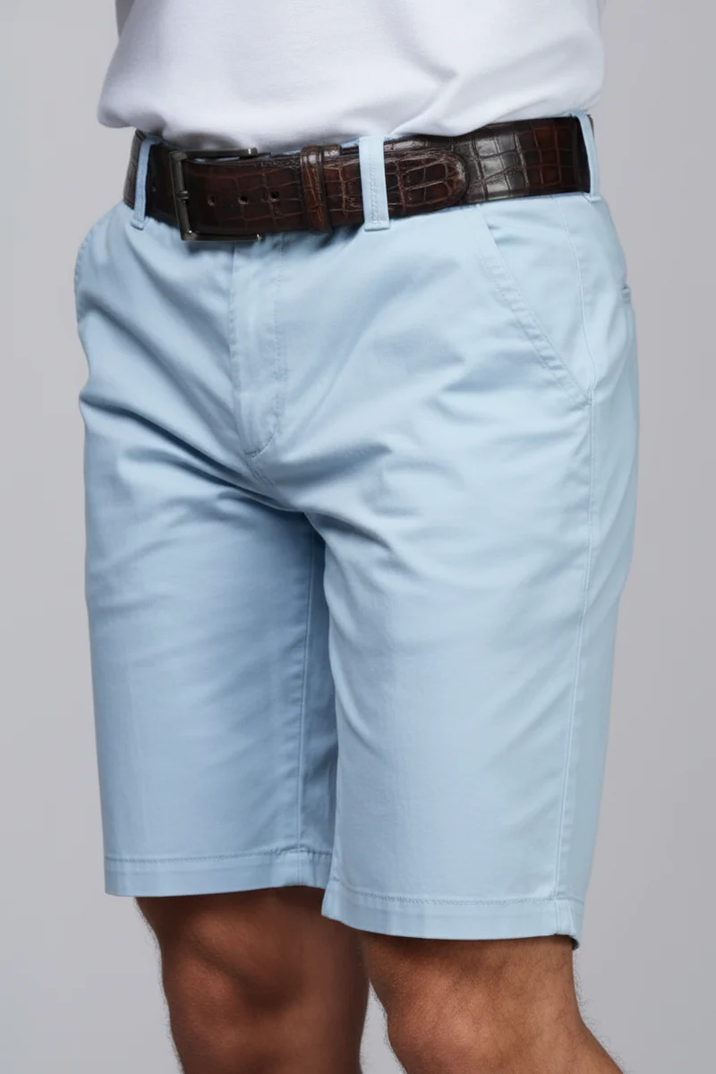 HANSEN & JACOB Classic Chino Shorts - Light Blue