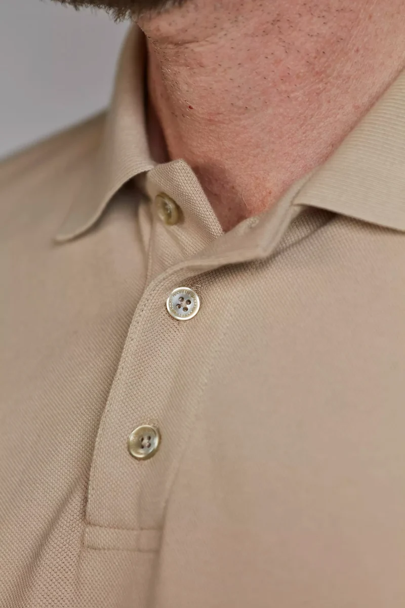 HANSEN & JACOB Classic Polo - Dark Beige