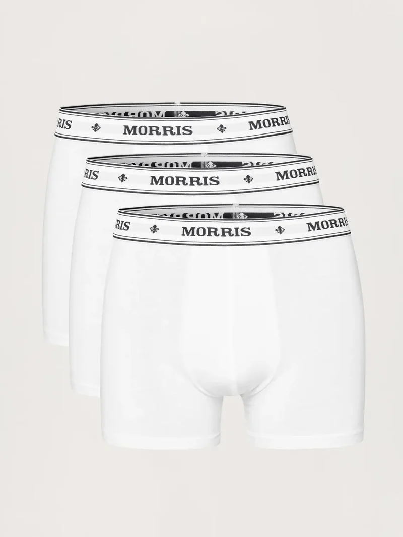 MORRIS 3P Boxer Briefs - White